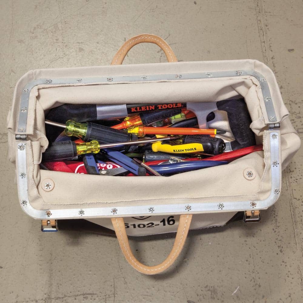 16 in. Canvas Tool Bag - Hercitys