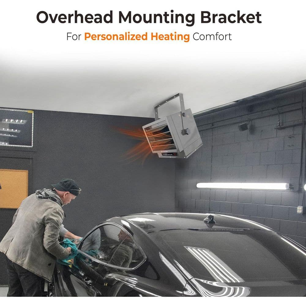 25000 BTU Fan Heaters Electric Furnace with Remote Control - Hercitys