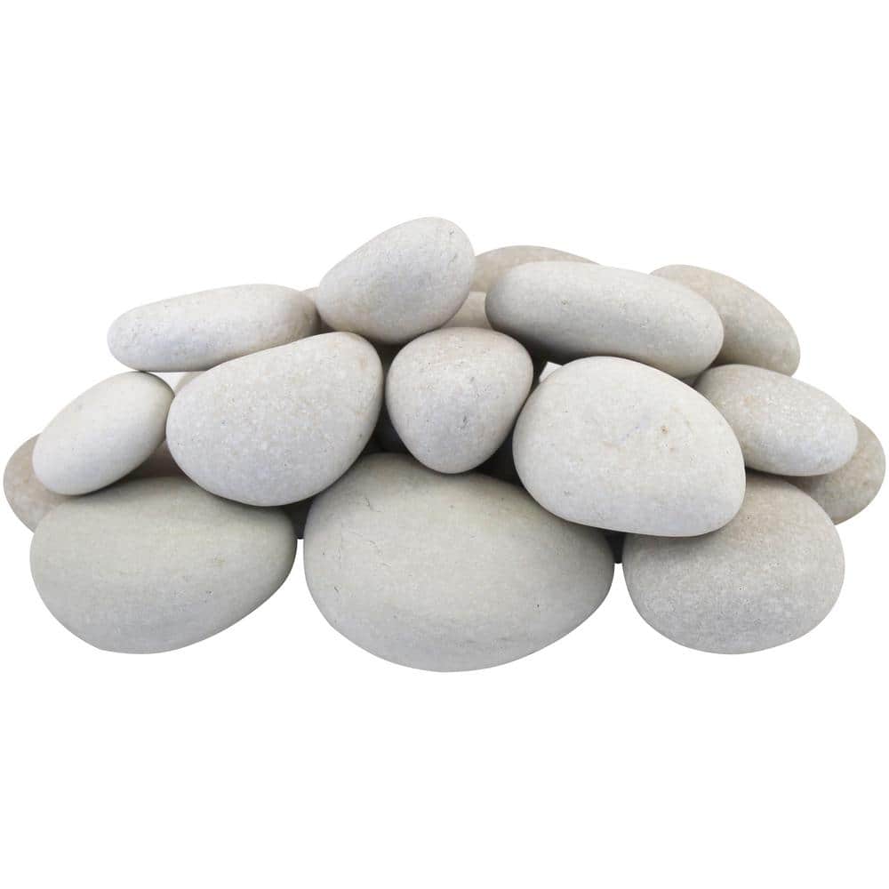 0.25 cu. ft. 1 in. to 2 in. 20 lbs. Caribbean Beach Pebbles - Hercitys