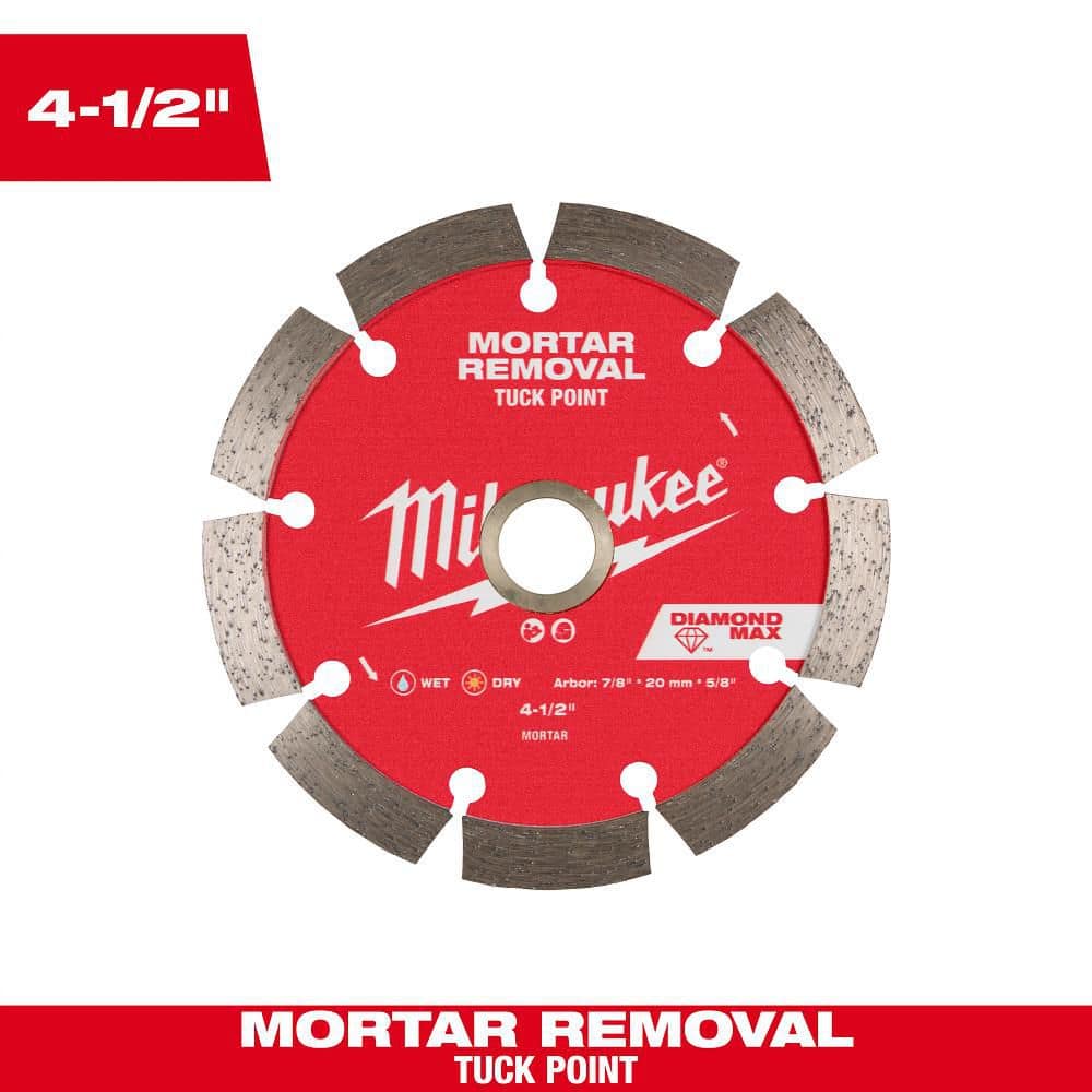 4.5 in. DIAMOND MAX Tuck Point Diamond Blade - Hercitys