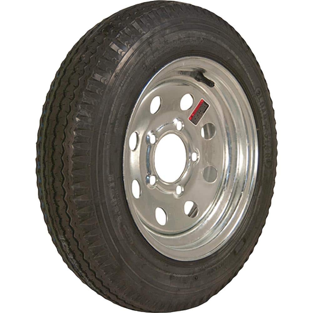 530-12 K353 BIAS 1250 lb. Load Capacity Galvanized 12 in. Bias Tire and Wheel Assembly - Hercitys