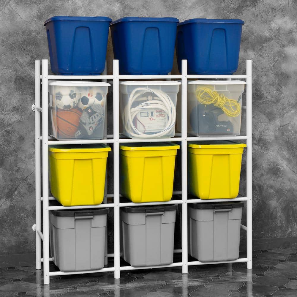 22 Gal. Bin Warehouse Rack 12 Tote Compact - Hercitys