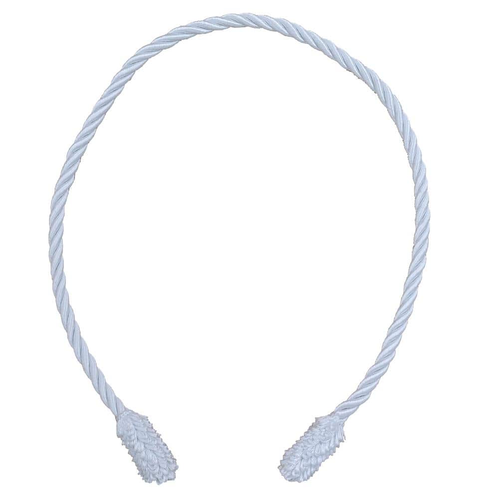 20 in. Artificial White Decorative Garland Ties - Hercitys