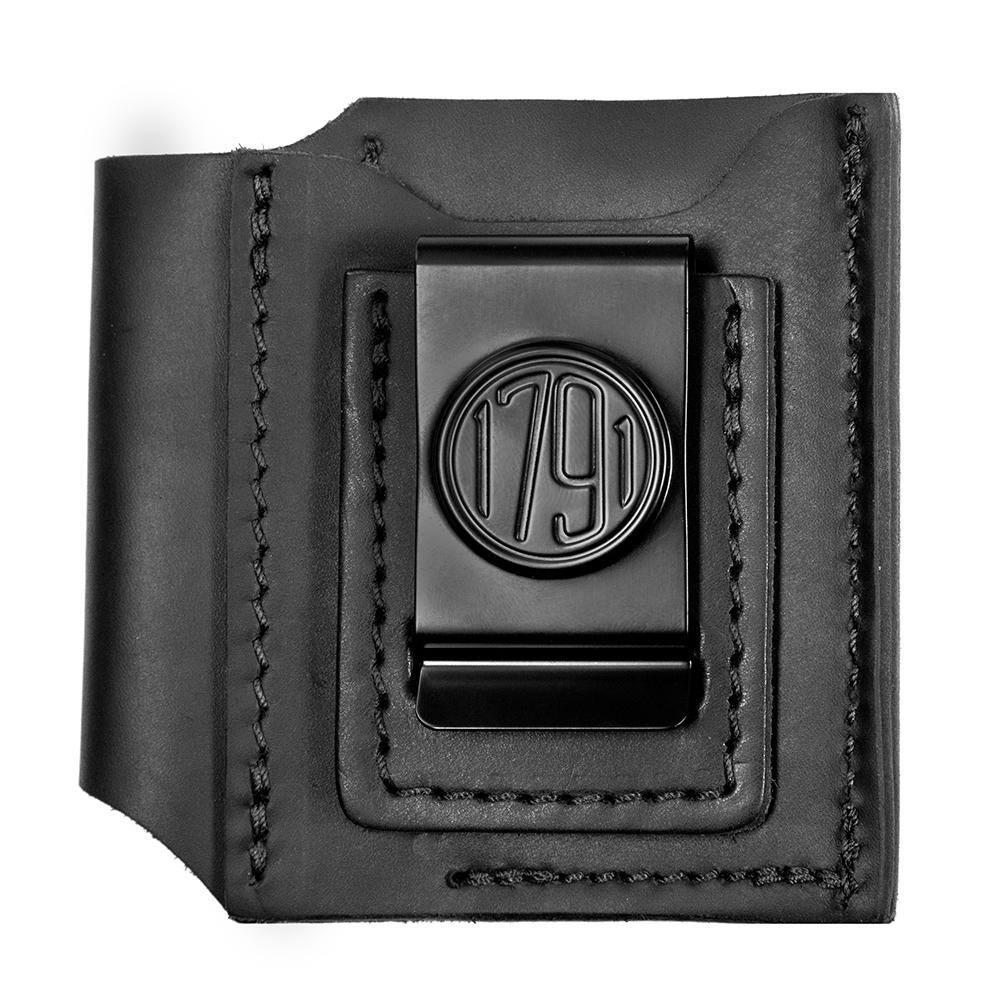 3.7 in. Standard Small and Medium Black Full-Grain Leather Tool Organizer - Hercitys