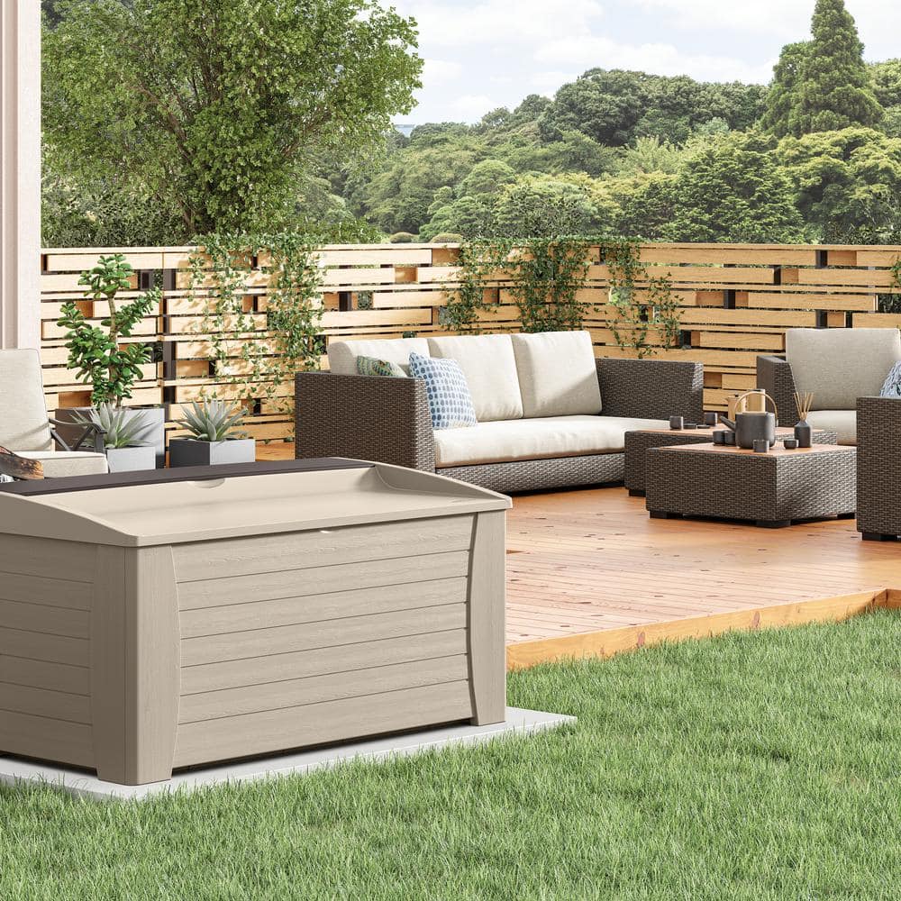 127 Gal. Plastic Deck Box - Hercitys