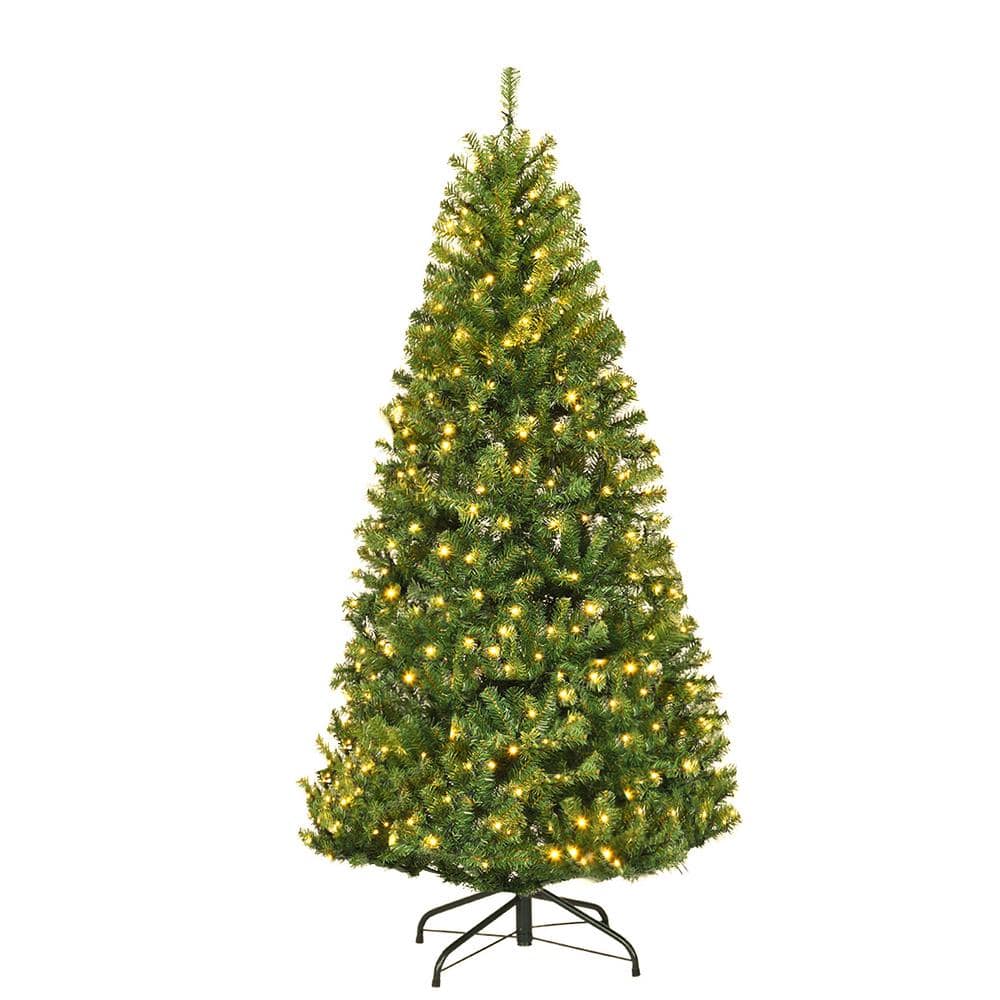 4 ft. Pre-Lit Artificial Christmas Tree with 100 LED Lights - Hercitys