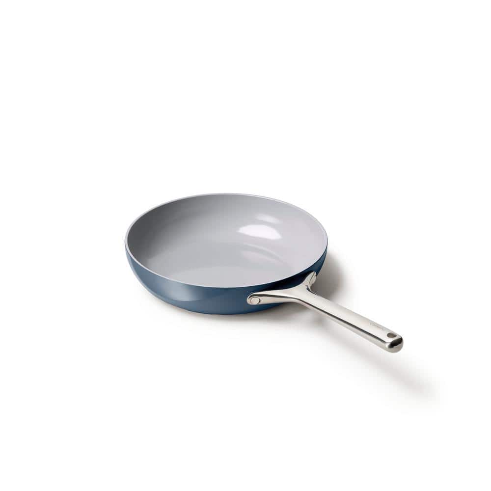 10.35 in. Ceramic Non-Stick Frying Pan in Navy - Hercitys