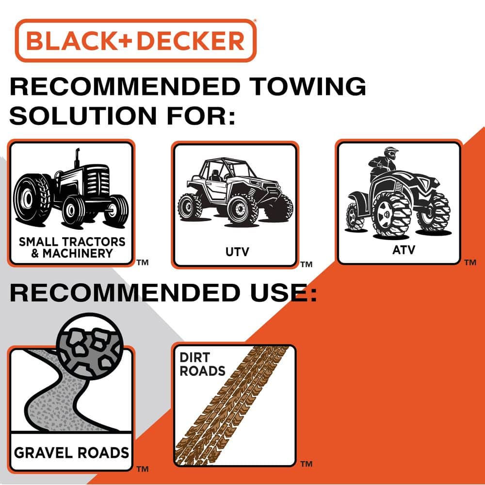 2 in. x 20 ft. Tow Strap w/Steel Hooks – 9,000 LB. Break Strength - Hercitys