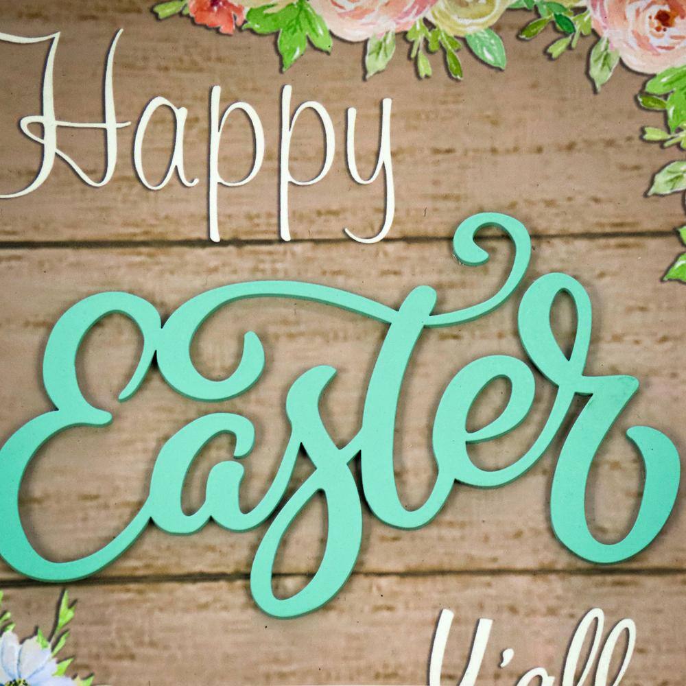 10 in. Happy Easter Y’all Wall Sign - Hercitys