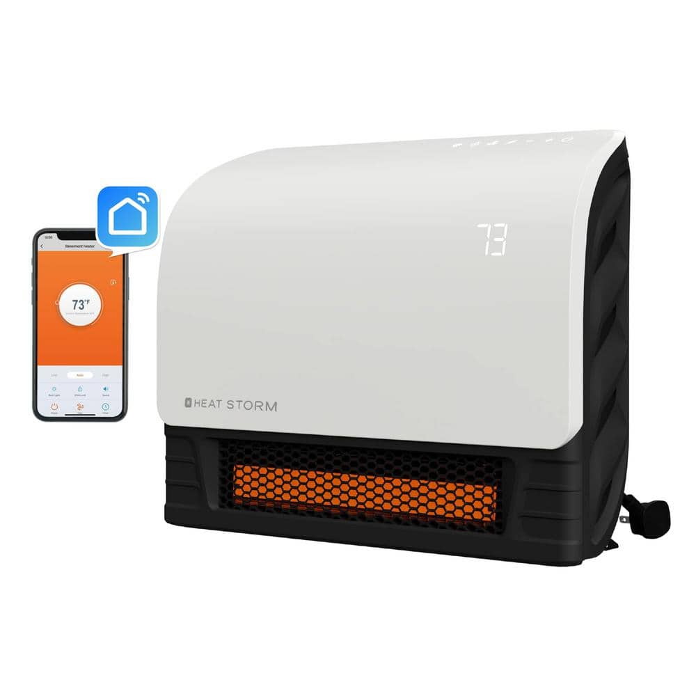 1500-Watt Sedona WiFi Enabled Infrared Electric Wall Heater, - Hercitys