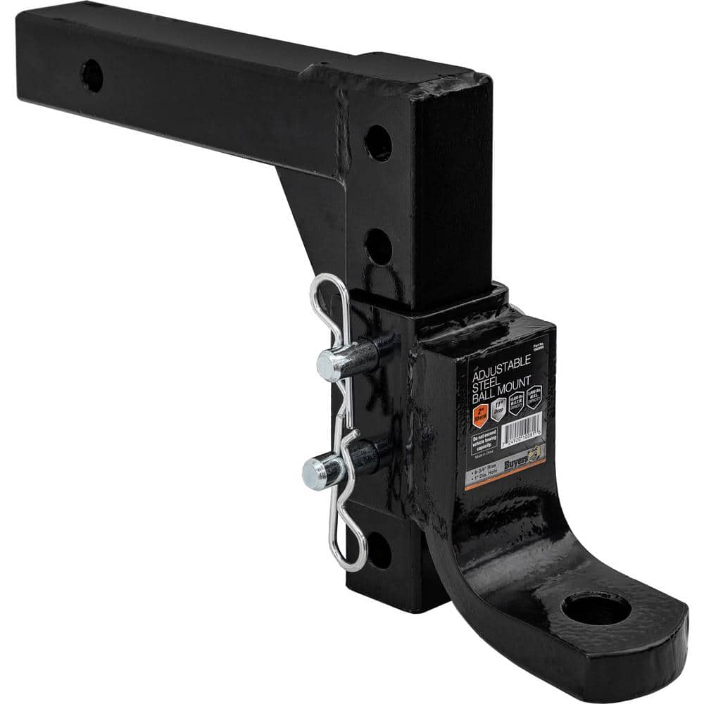 4-Position 2 in. Solid Shank Adjustable Ball Mount - Hercitys