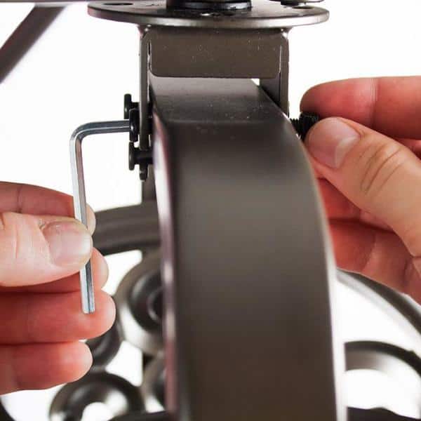 125 ft. Bronze Steel Rotating Wall Mounted Garden Hose Reel - Hercitys