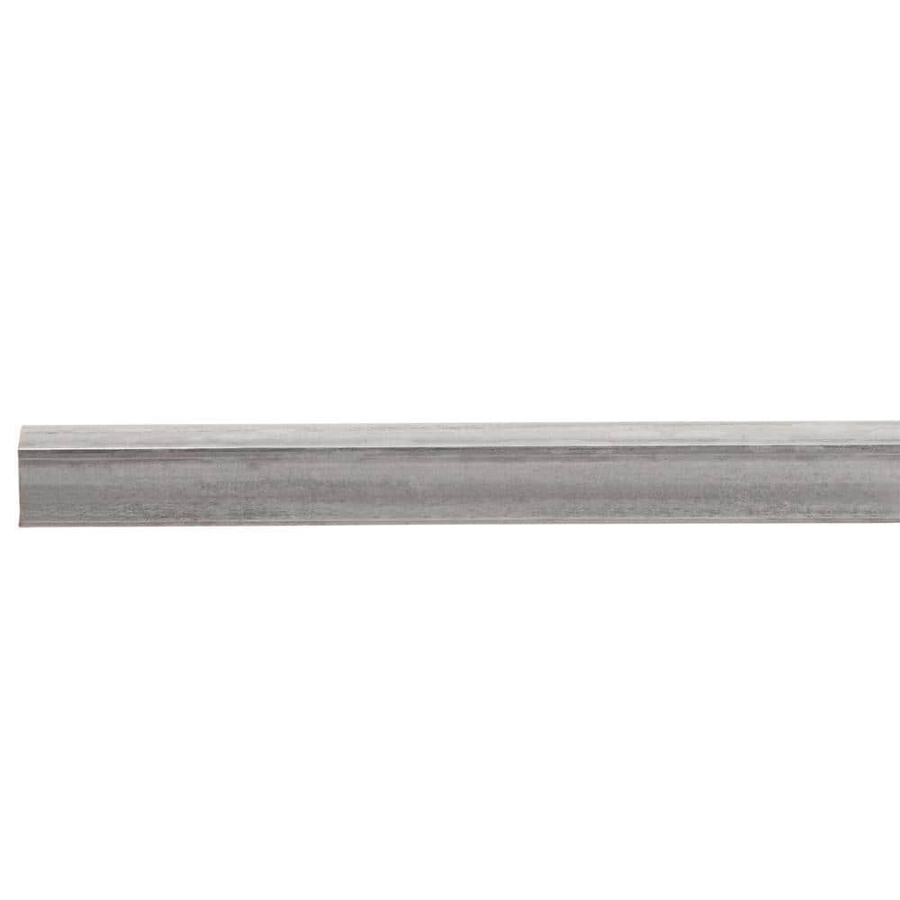 3/8 in. x 3 ft. Plain Steel Solid Square Bar - Hercitys