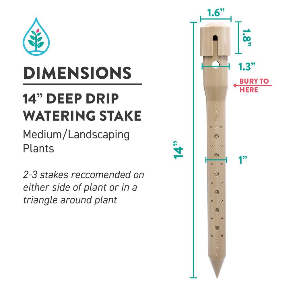 14 in. Watering Stake (3-Pack) - Hercitys