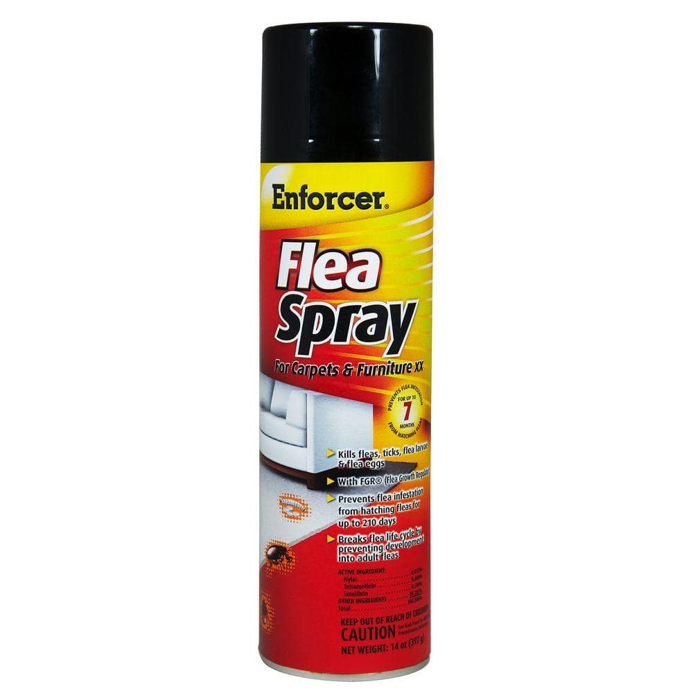 14 oz. Flea Spray for Carpets and Furniture (Case of 12) - Hercitys