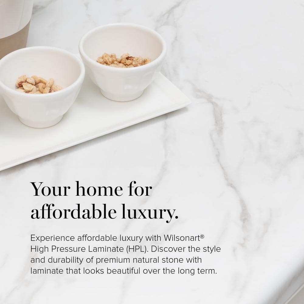 4 ft. x 8 ft. Laminate Sheet in Anzio Marble with Standard Fine Velvet Texture Finish - Hercitys