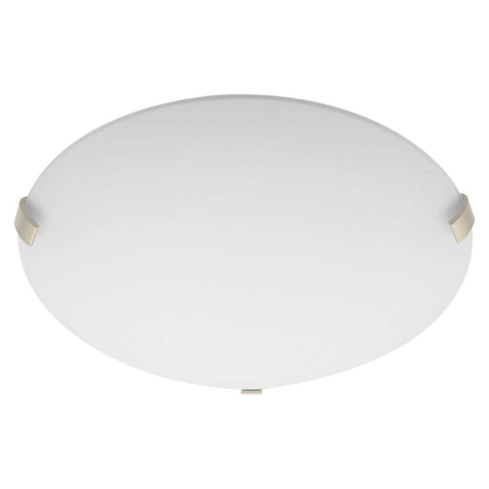 13 in. Dimmable Adjustable CCT Integrated LED Flush Mount with Glass Shade Ceiling Light Fixture (2-Pack) - Hercitys