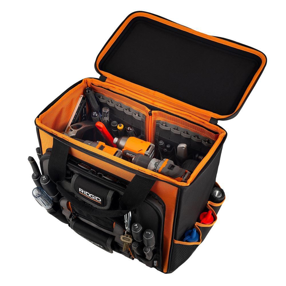 17 in. 64 Pocket Professional Grade Rolling Tool Bag - Hercitys