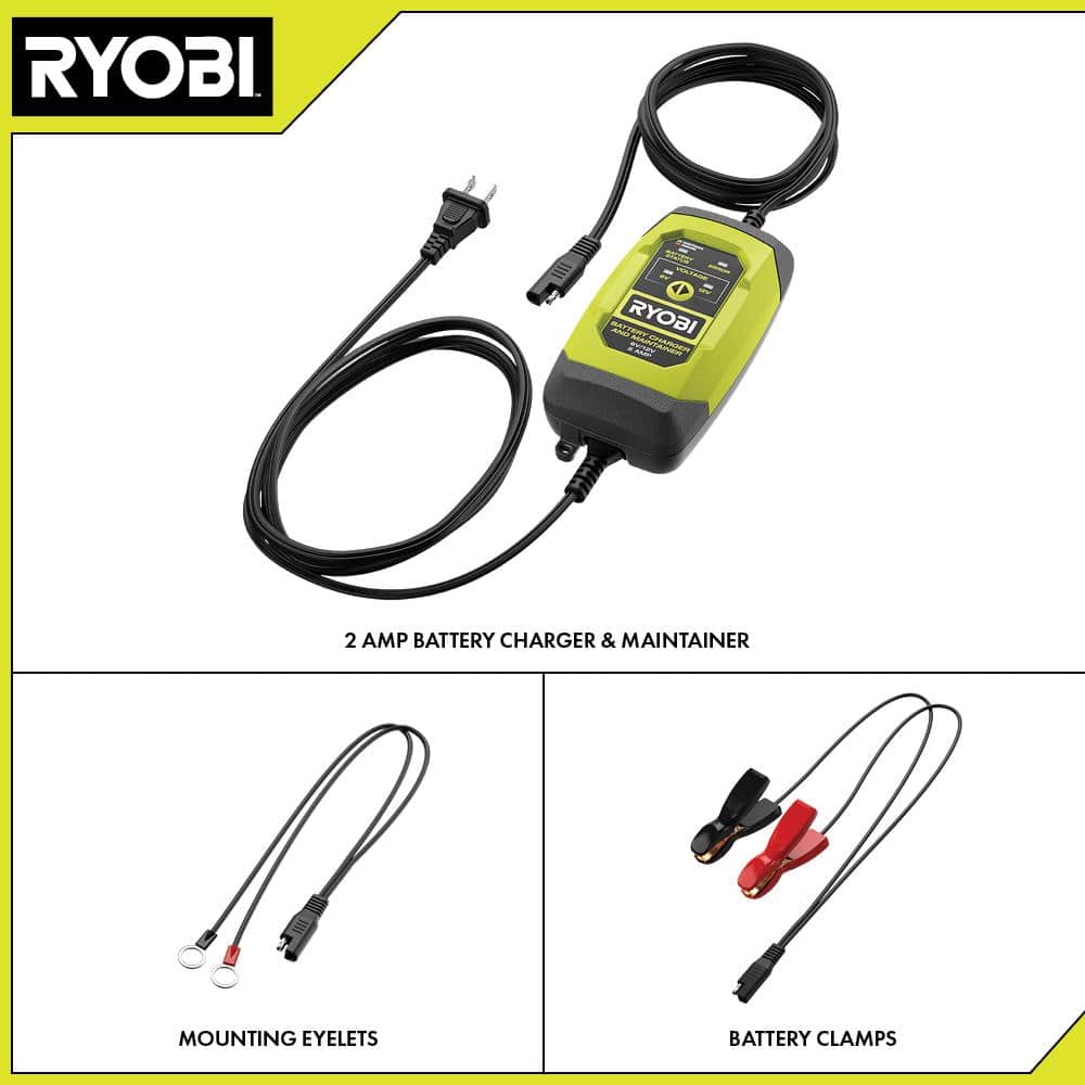 2 Amp Battery Charger and Maintainer - Hercitys