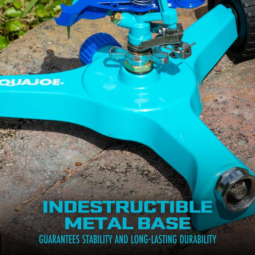 10 in. Indestructible Zinc Impulse 360-Degree Sprinkler - Hercitys