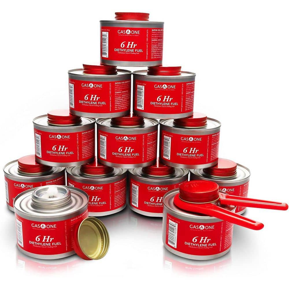 12-piece 6-Hr Cooking Fuel Wick Safe Chafing Fuel Lid Opener for Chafing Dish - Hercitys