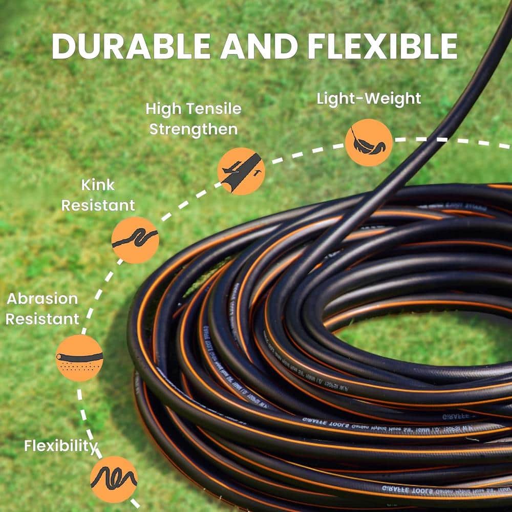 5/8 in. Dia x 25 ft. Hybrid Garden Hose with Swivel Handle - Hercitys