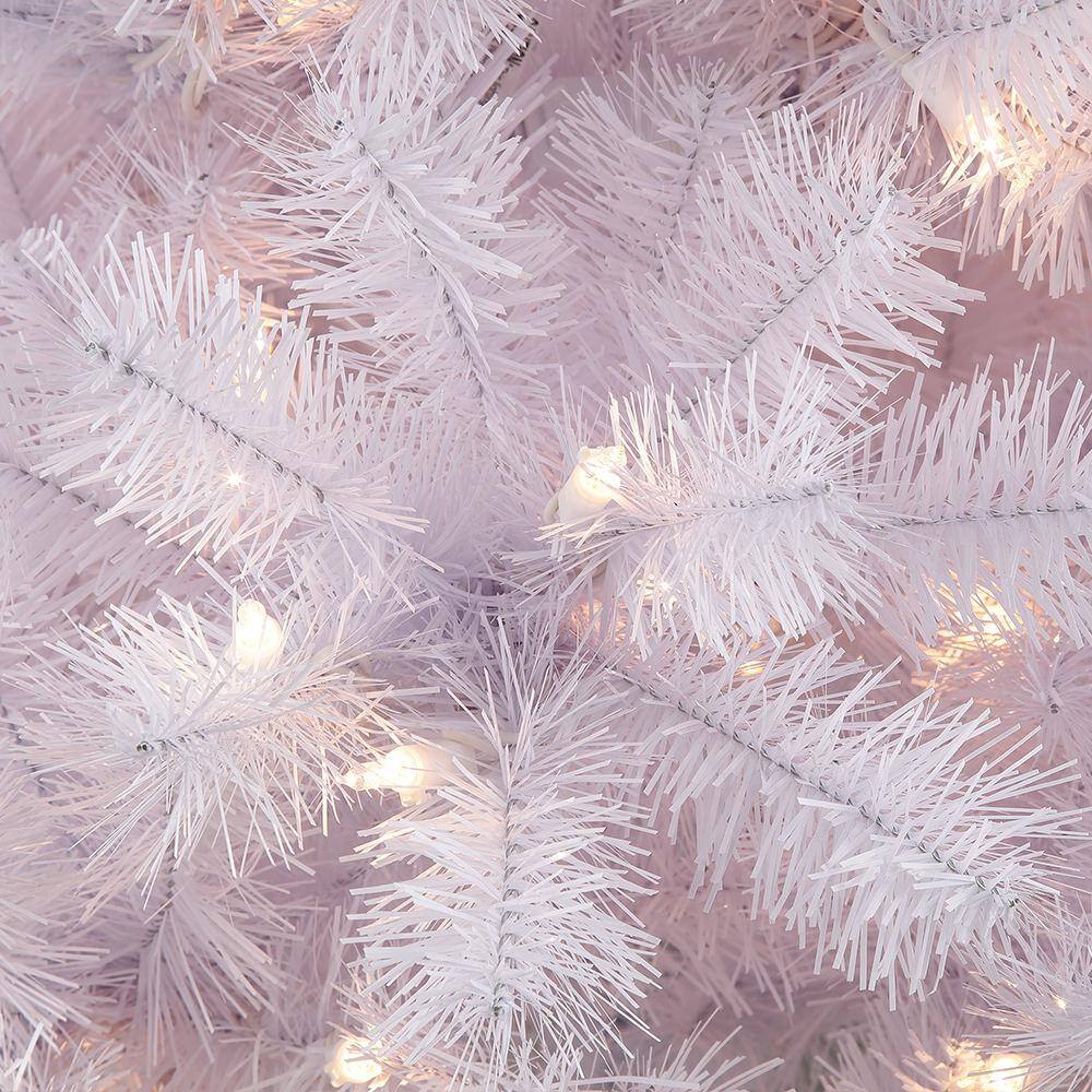 4.5 ft. Prelit Incandescent White Northern Fir Artificial Christmas Tree with 250 UL-Listed Clear Lights - Hercitys