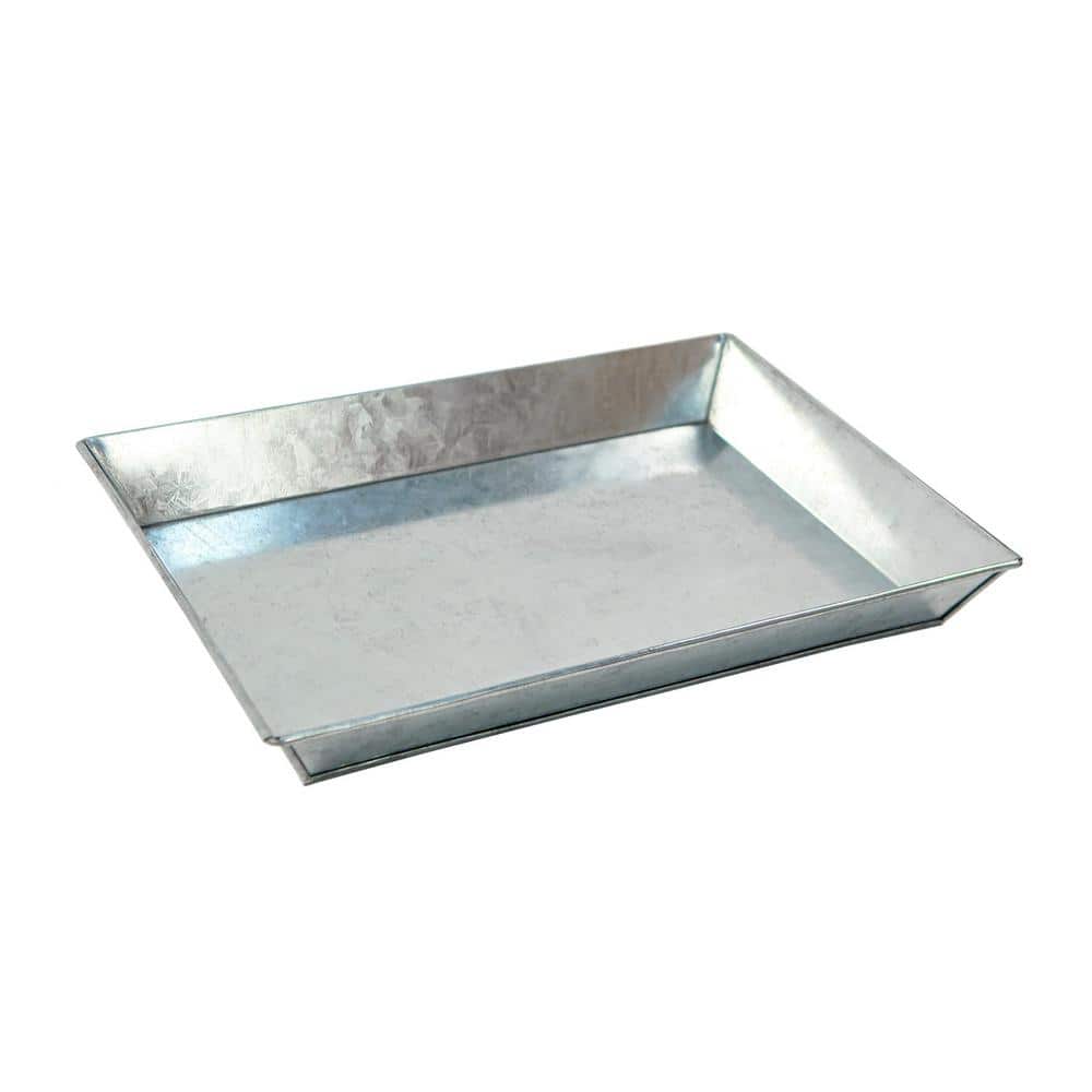 17 in. L Grey Steel Versatile Rectangular Ash Pan - Hercitys