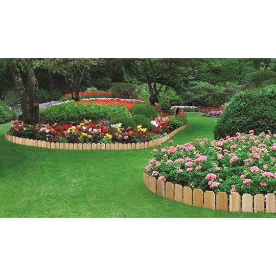 120 in. L x 0.75 in. W Cedar Wood Lawn Edging (6-Pack, 720 in. L Total) - Hercitys