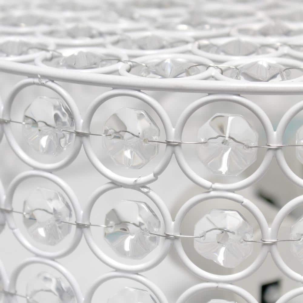 12 in. 2-Light White Round Ceiling Flush Mount - Hercitys