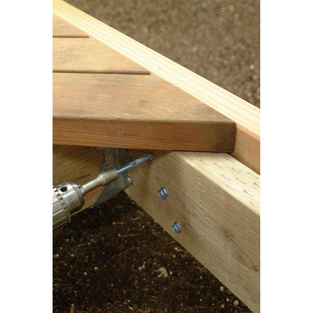 1/4 in. x 3-1/2 in. Type 316 Strong-Drive SDS Heavy-Duty Connector Screw (25-Pack) - Hercitys