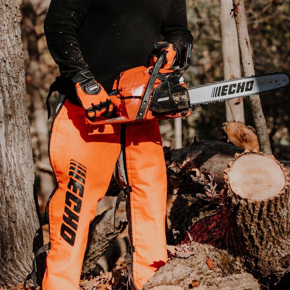 40 in. Long Apron Style Safety Chainsaw Protective Chaps Pants Cover with Adjustable 30 in. to 42 in. Waist Strap - Hercitys