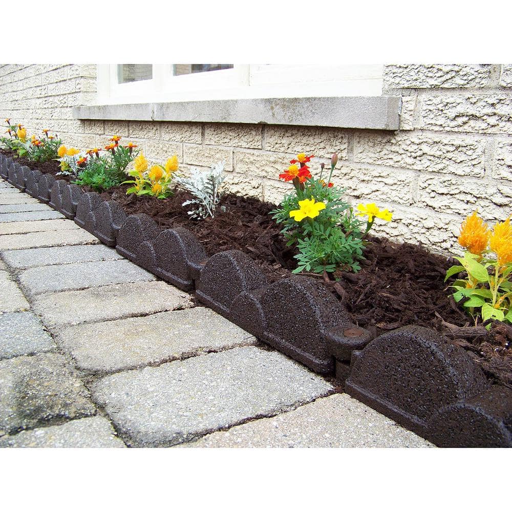 20 ft., 12 in. Pieces Dark Brown Rubber Edging - Hercitys