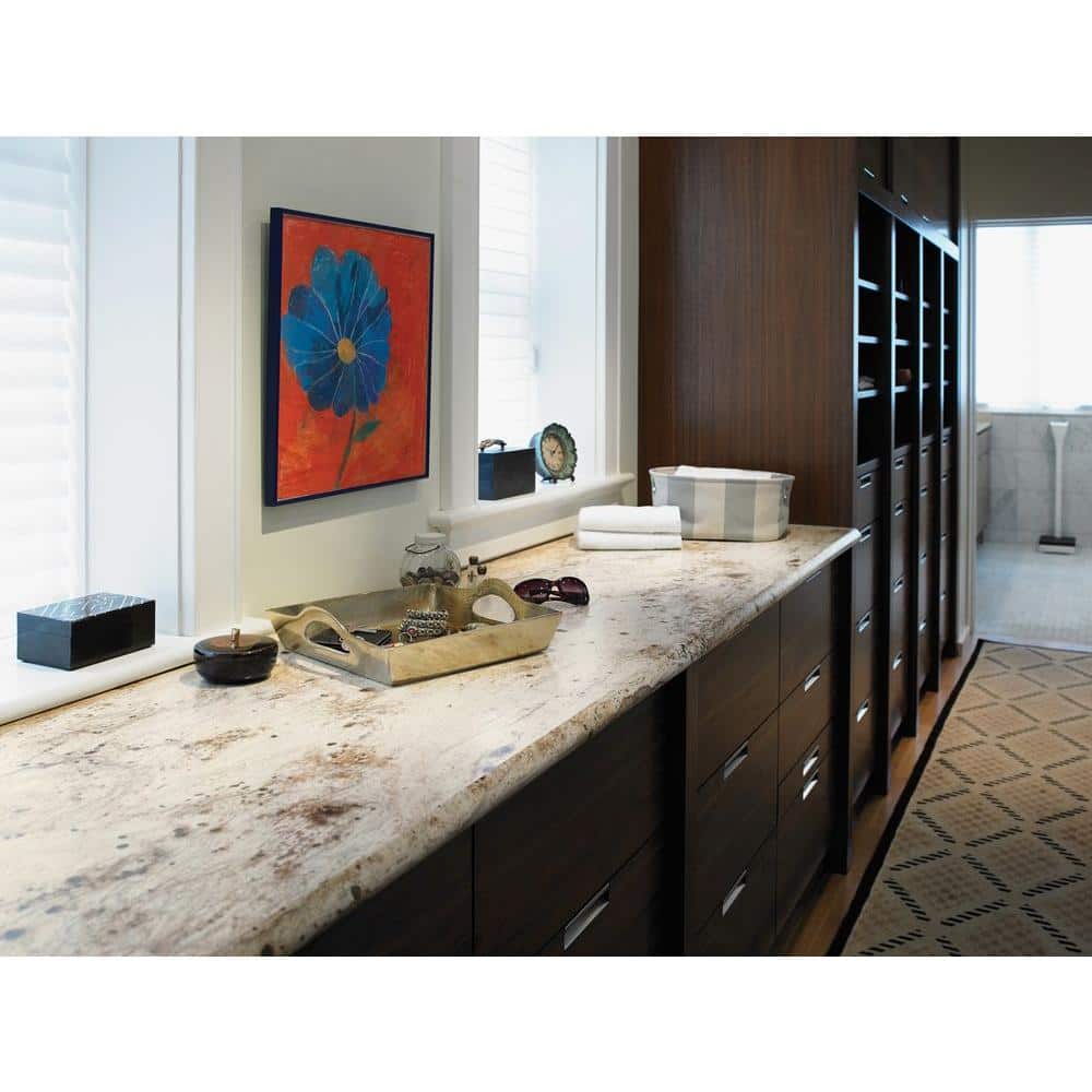 5 ft. x 12 ft. Laminate Sheet in 180fx River Gold with Etchings Finish - Hercitys