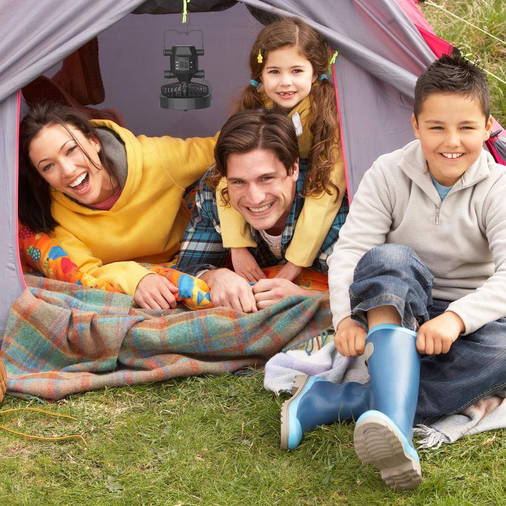 2 in 1 750-Lumens Battery Powered Fan and Lantern Flashlight - Hercitys