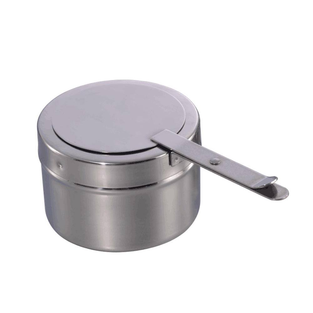 5.4 qt. Round Stainless Steel Roll Top Chafer Chafing Dish Set - Hercitys