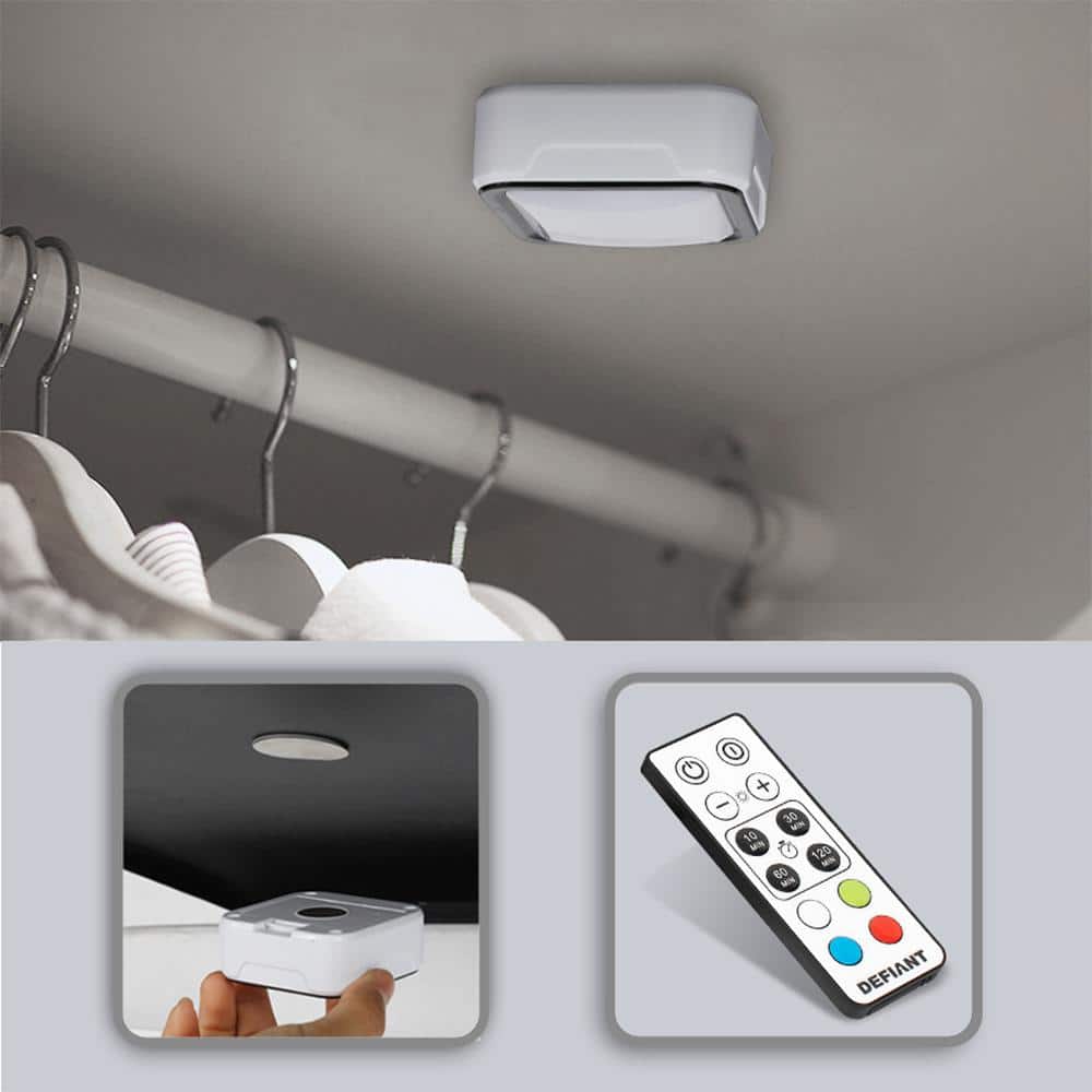 40 Lumens Accent Light Combo with Remote Control (6-Pack) - Hercitys