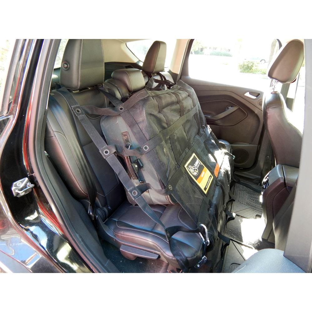 4 ft x 4 ft. Heavy-Duty Cargo Net, Integrated Mesh, Adjustable, Load Certified. Attachment Straps and Bag Included - Hercitys