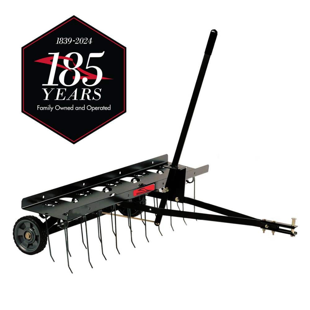 40 in. Tow-Behind Dethatcher for Lawn Tractors and Zero-Turn Mowers - Hercitys