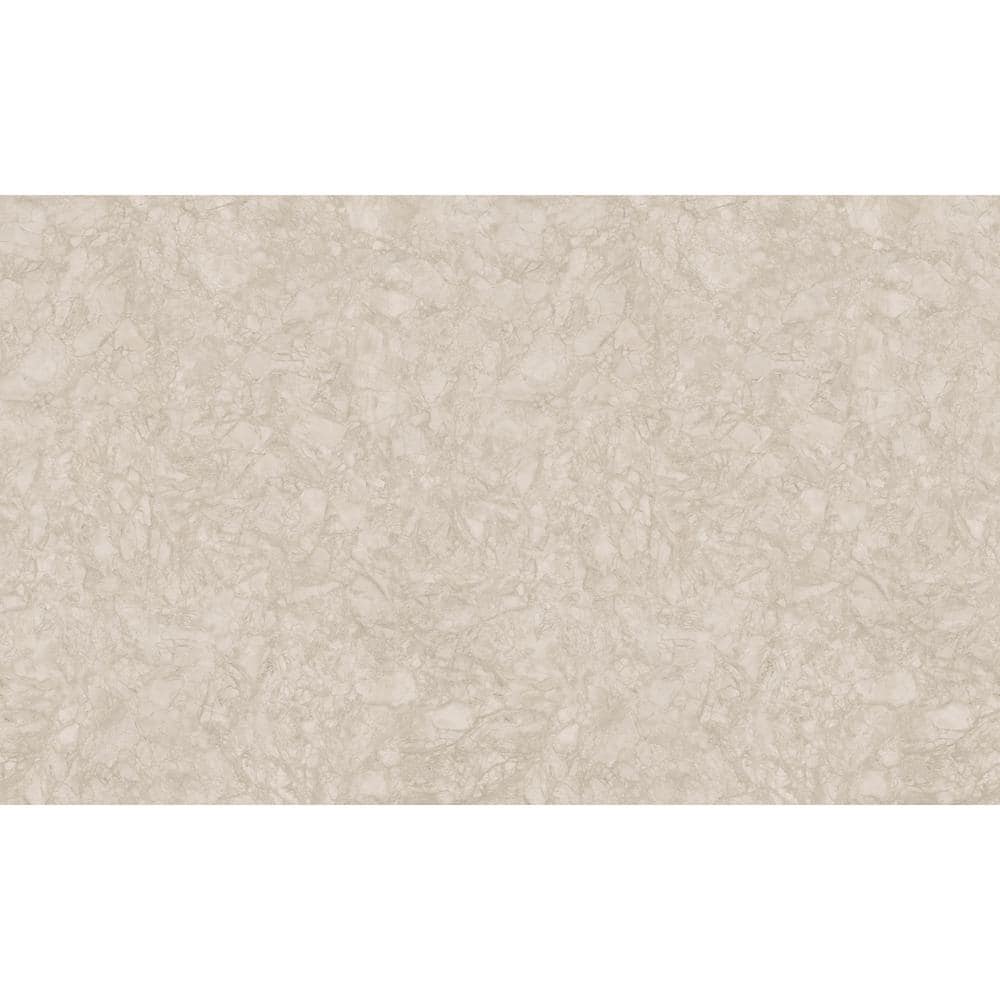 5 ft. x 12 ft. Laminate Sheet in Arenite Cream Premium Textured Gloss Finish - Hercitys
