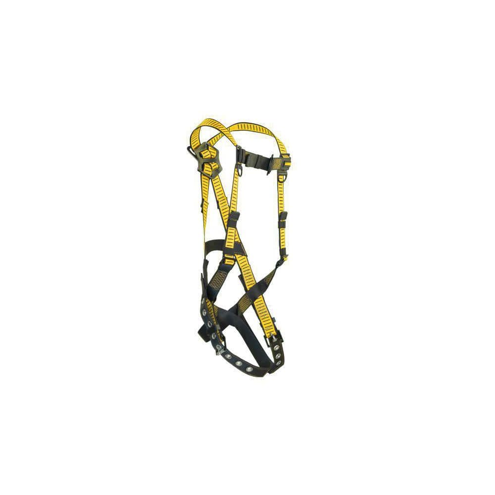 5-Point Fall Protection Harness with Pass-Thru Chest and Tongue Buckle Legs - Hercitys