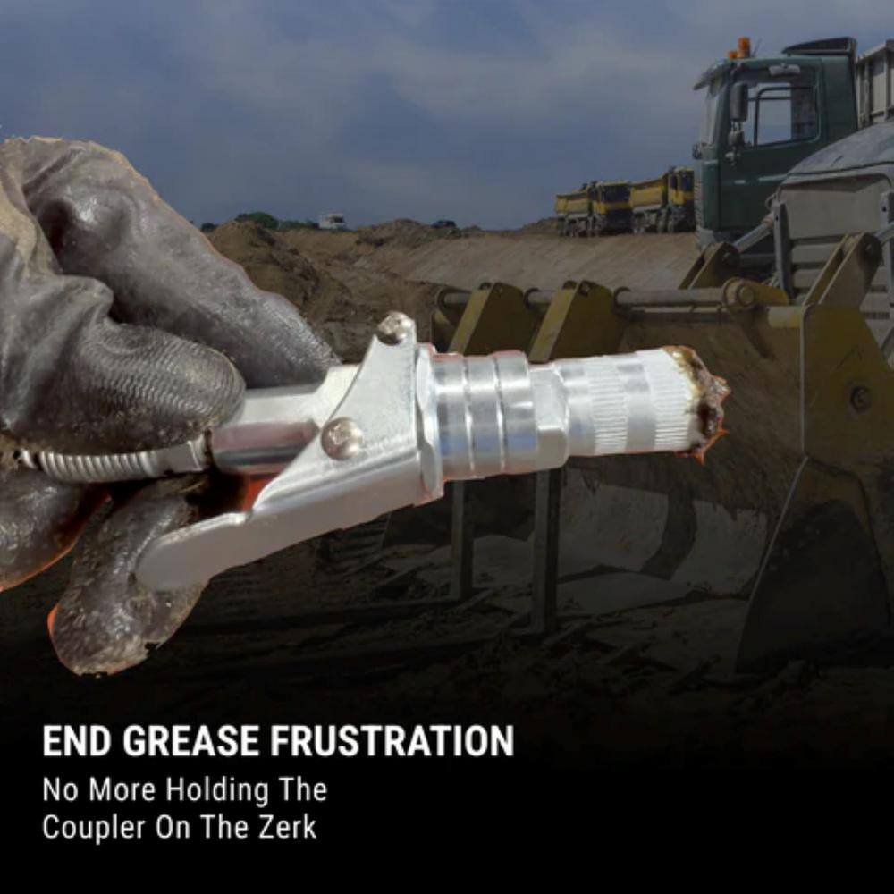12,000 PSI Locking Grease Coupler - Hercitys