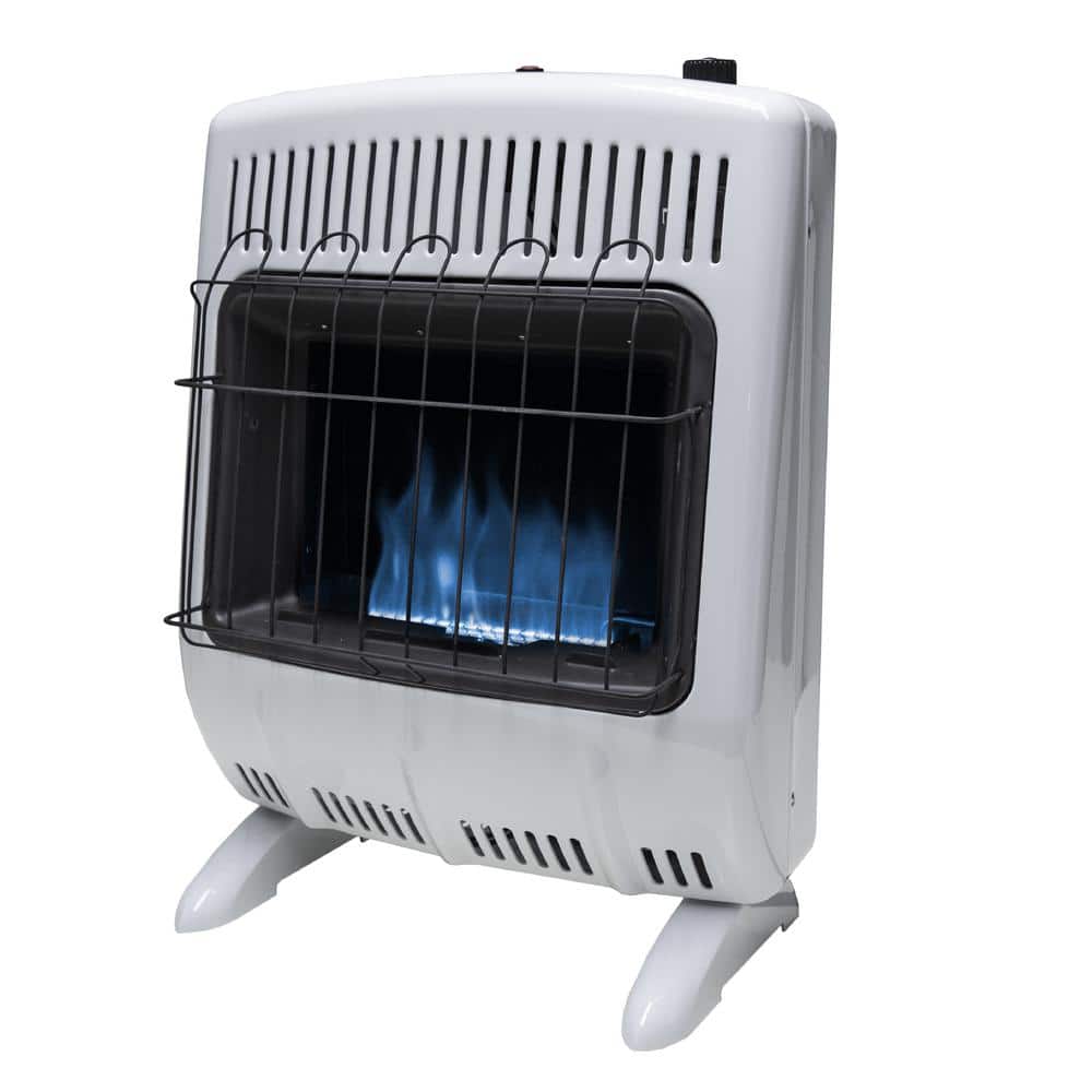 20,000 BTU Vent Free Blue Flame Natural Gas Indoor Space Heater - Hercitys