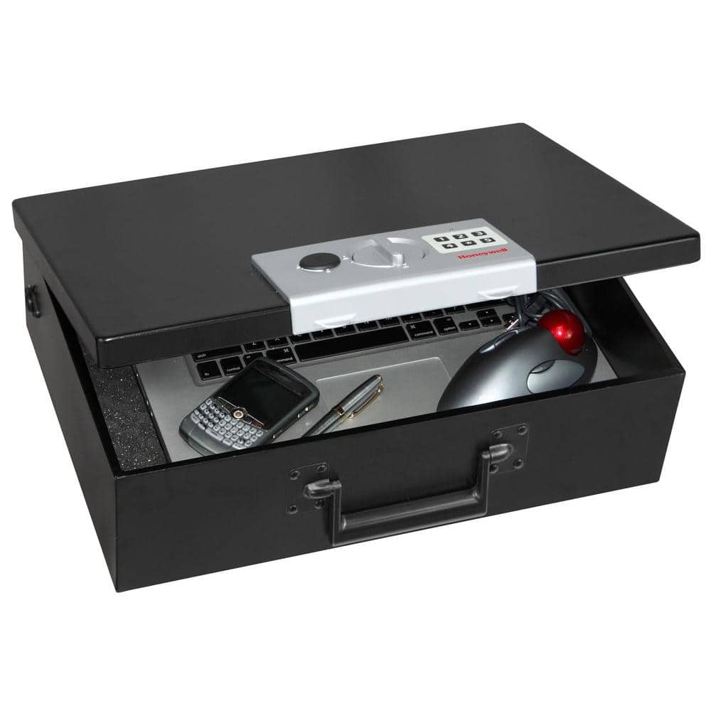 0.48 cu. ft. Fire Resistant Steel Laptop Security Box with Programmable Digital Lock - Hercitys