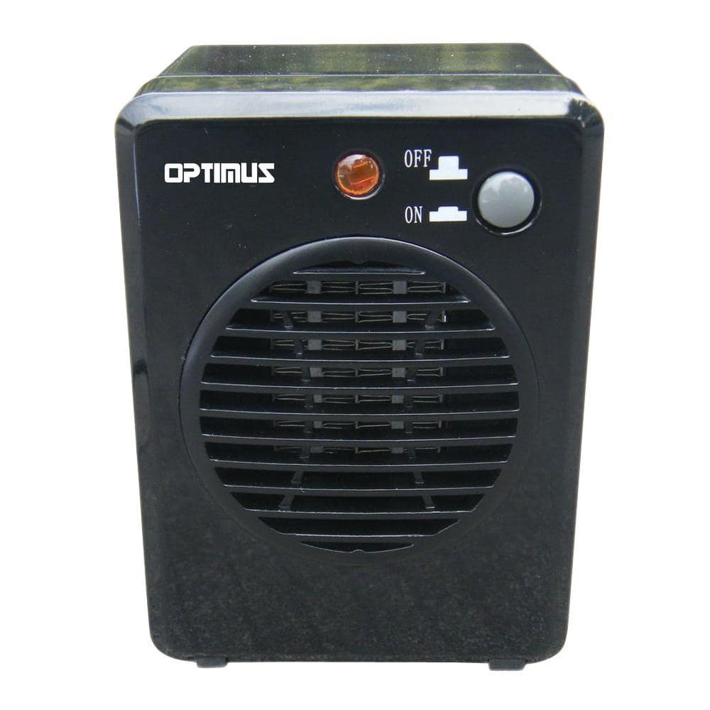 300-Watt Black Ceramic Mini Portable Heater - Hercitys