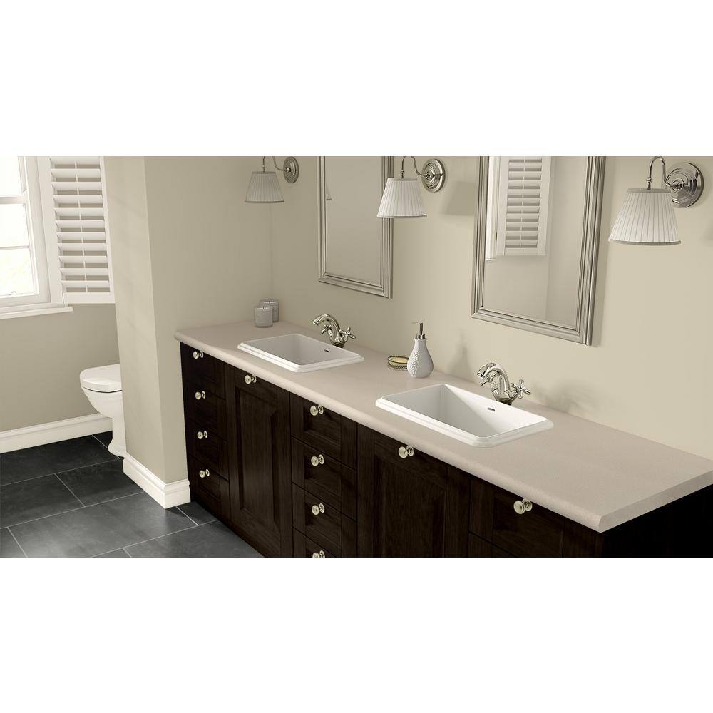 5 ft. x 8 ft. Laminate Sheet in Neutral Glace with Matte Finish - Hercitys