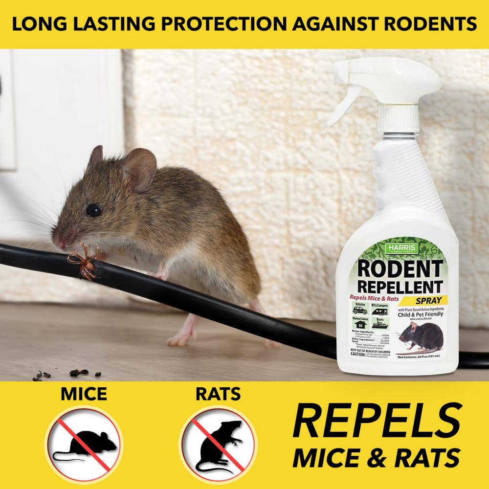 20 oz. Rodent Repellent Essential Oil Spray (2 Pack) - Hercitys