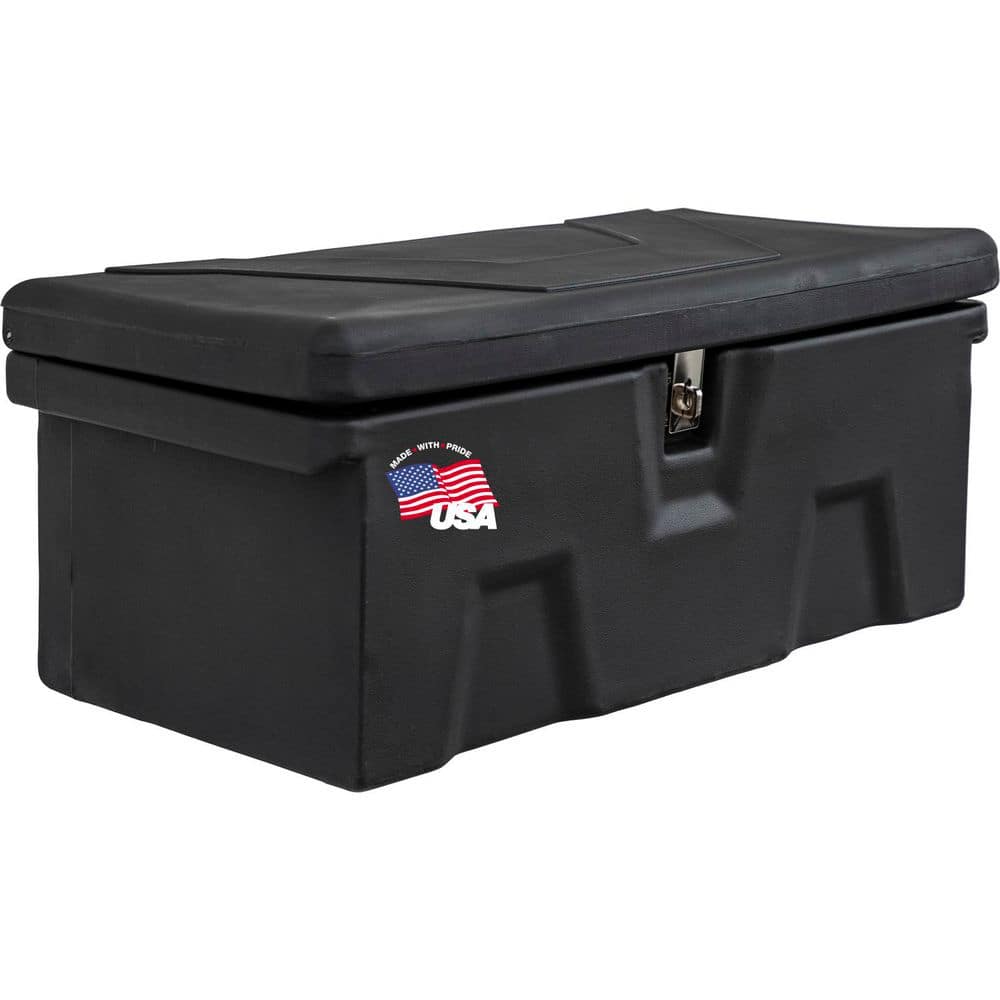 13.5 in. x 15 in. x 32 in. Matte Black Plastic All-Purpose Truck Tool Box Chest - Hercitys
