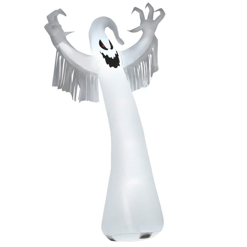 12 ft. Halloween Inflatable Blow Up Ghost Decoration with Built-in LED Light - Hercitys