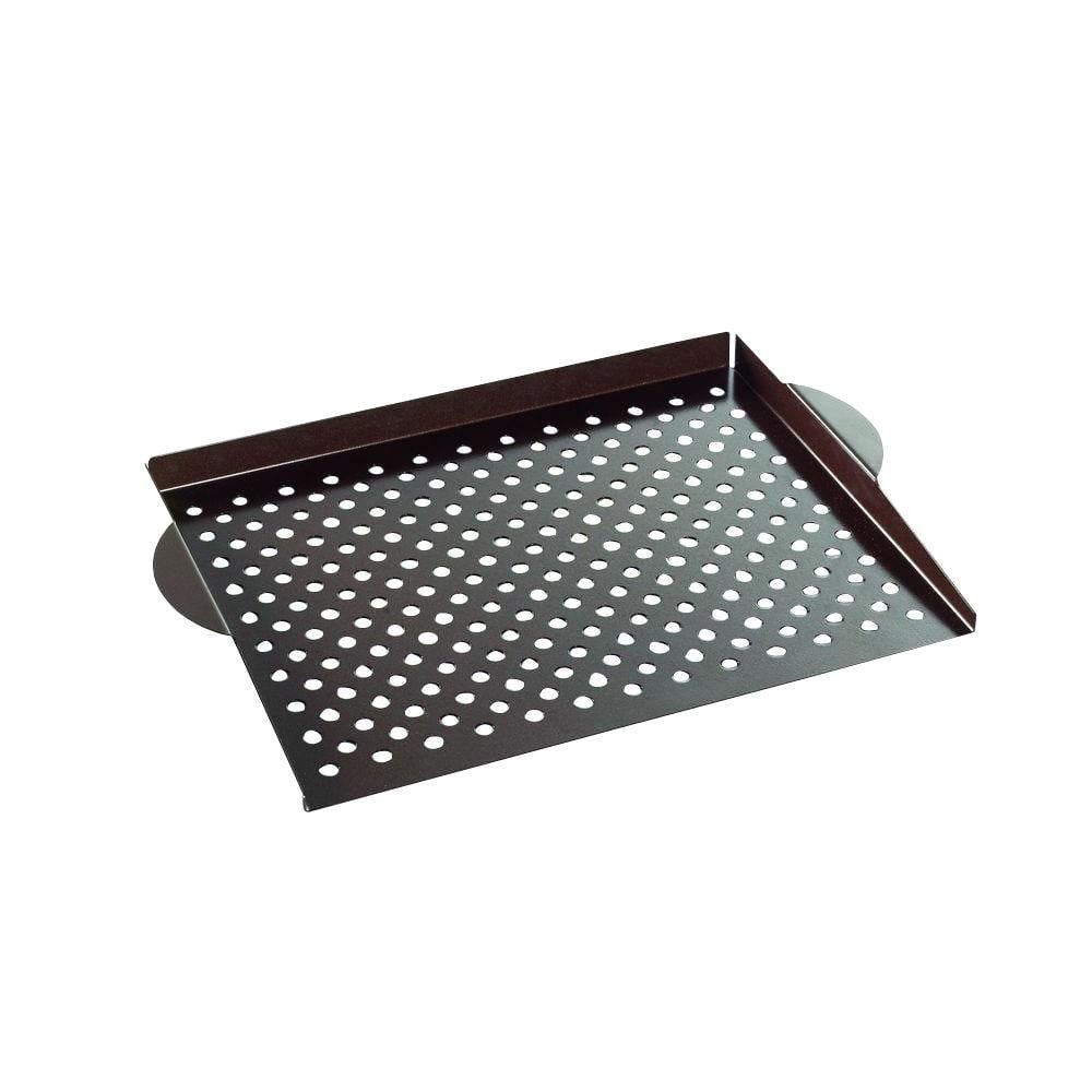 365 Grilling 14.25 in. Steel Nonstick Grill Pan in Black - Hercitys